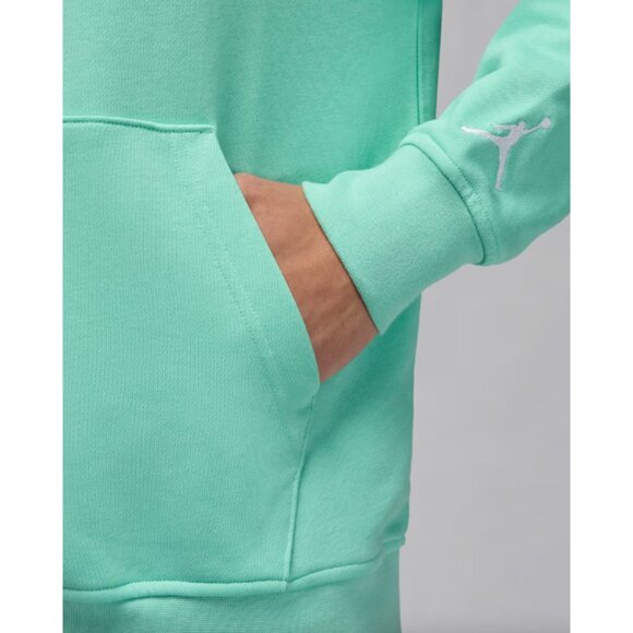 Jordan Flight MVP Men's Fleece Pullover Hoodie Green Large - Picture 10 of 11